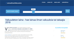 Desktop Screenshot of lainaailmanvakuuksia.fi
